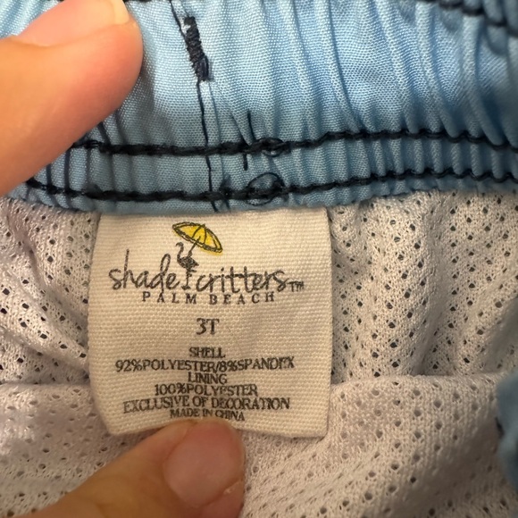 Kids Shade Critters Swim Trunks 3T - Picture 2 of 2